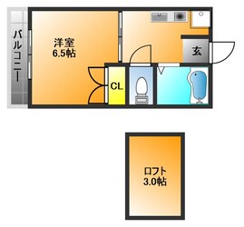 久留米大学前駅 徒歩18分 1階の物件間取画像